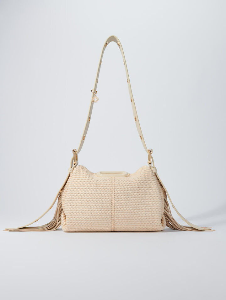 Sac Miss M Mini effet raphia