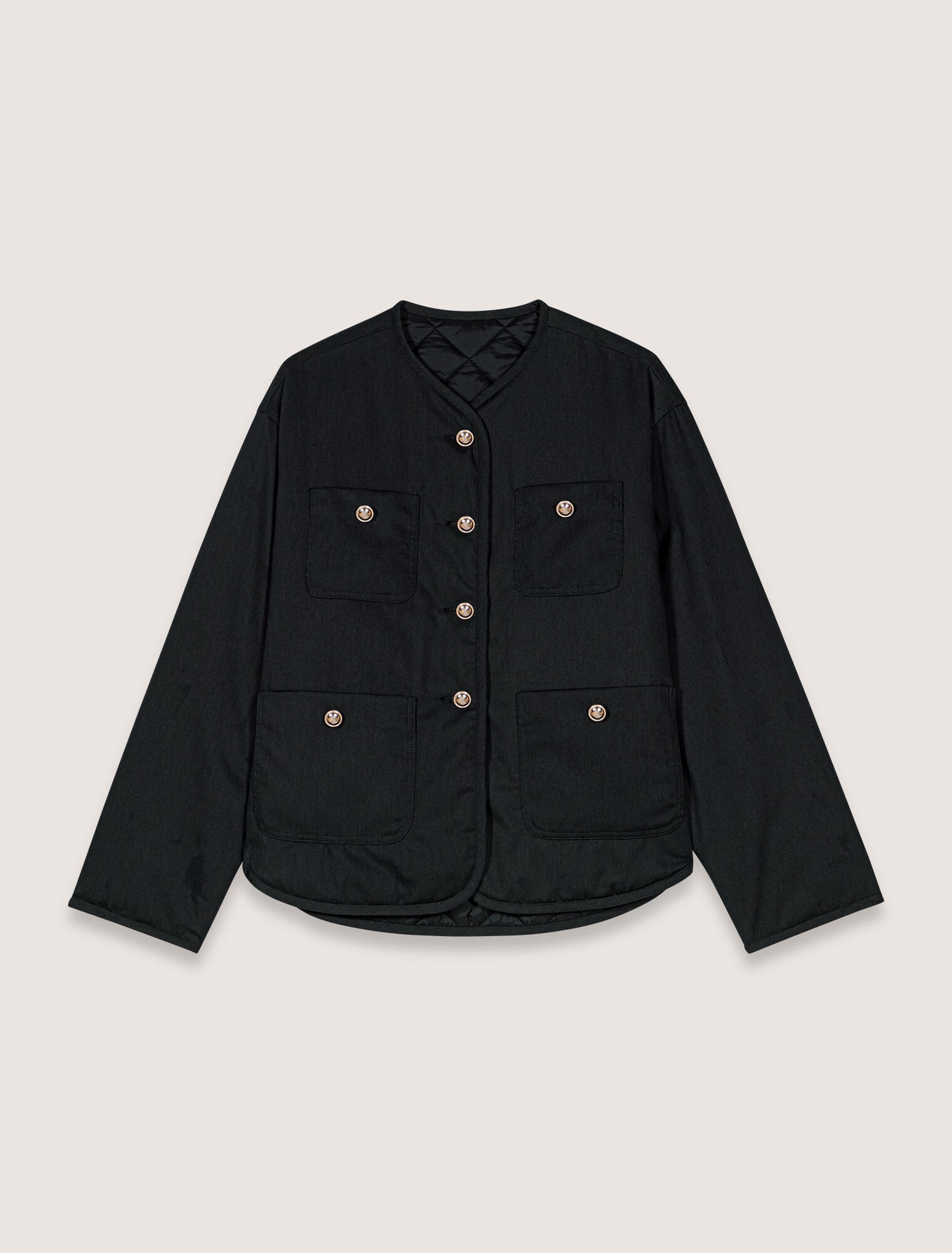 Manteau matelassé réversible