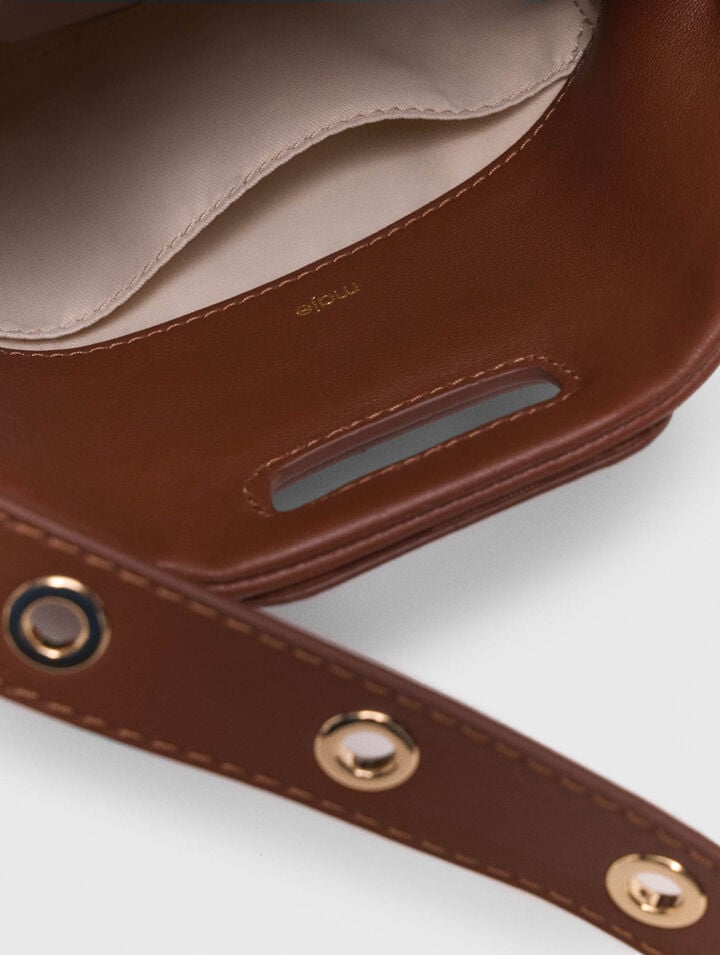 Sac Miss M mini en cuir et studs