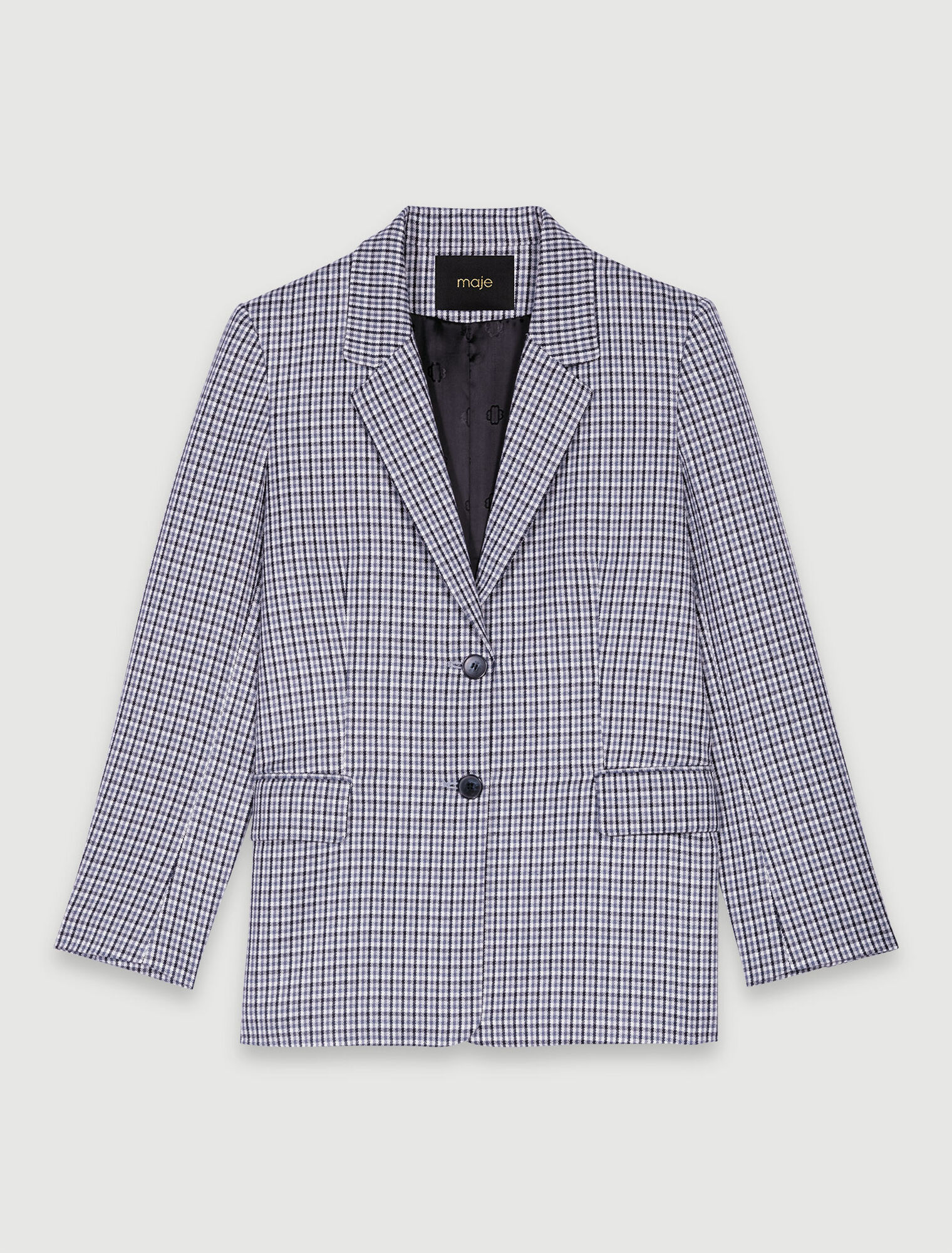 Veste de tailleur à carreaux
