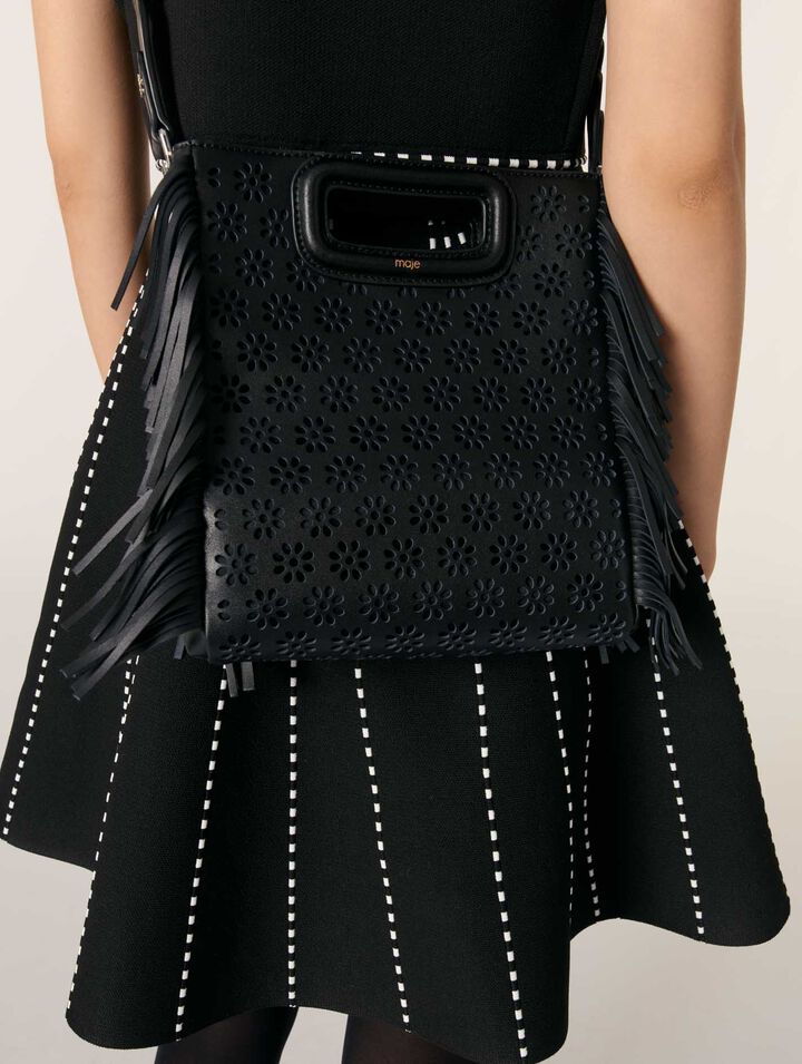 Sac M en cuir perforé