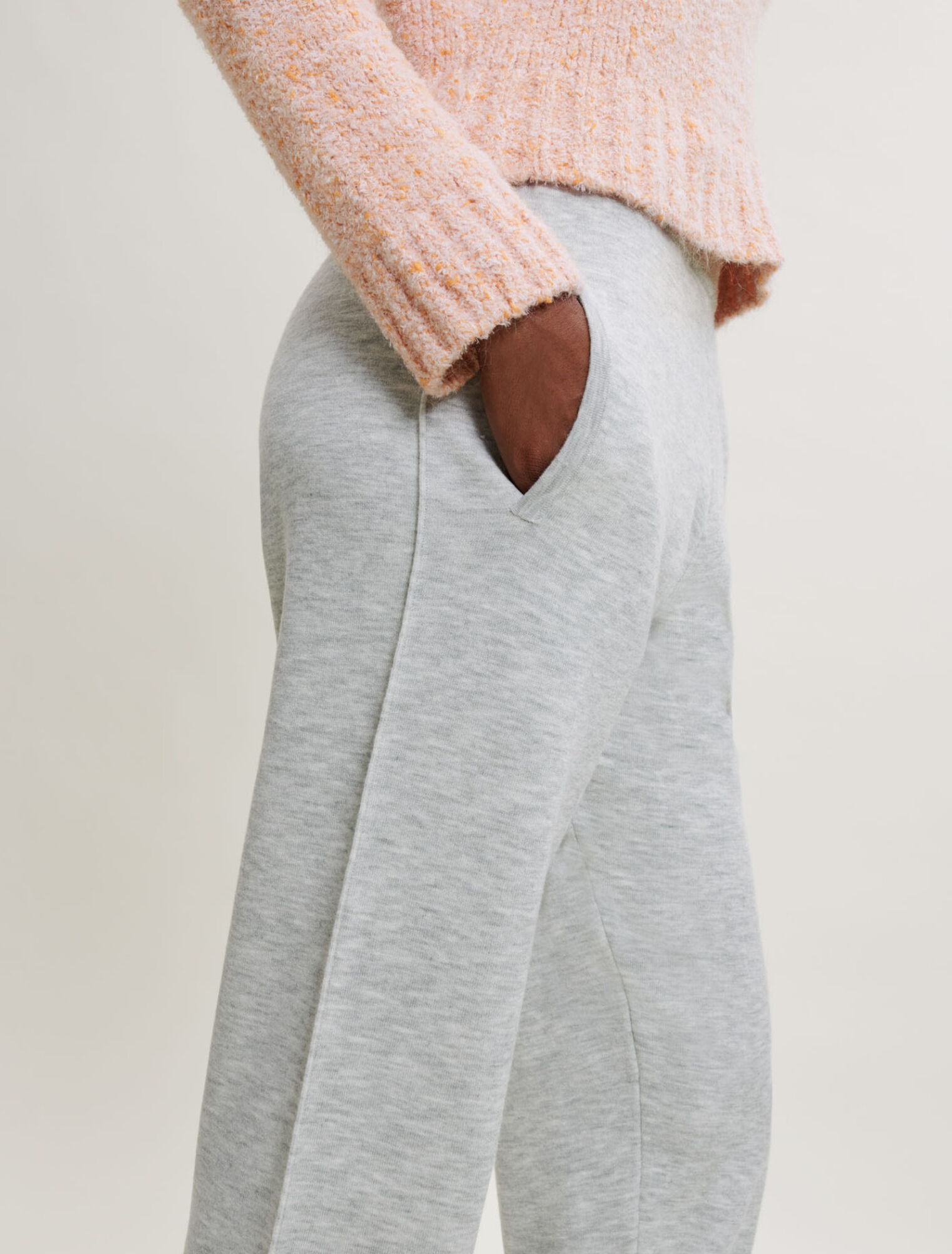 Pantalon de jogging en molleton chiné