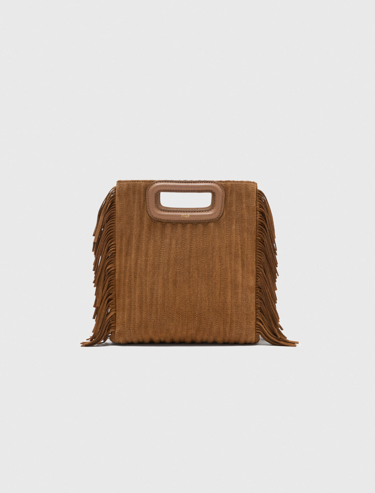 Sac M en suède matelassée