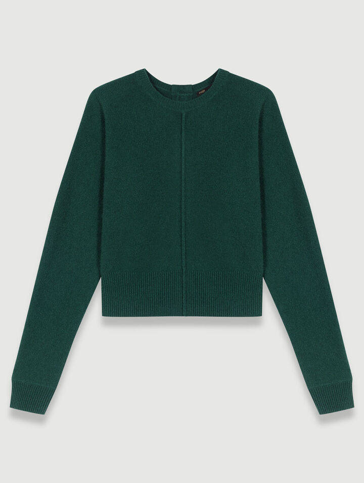 Pull en cachemire réversible