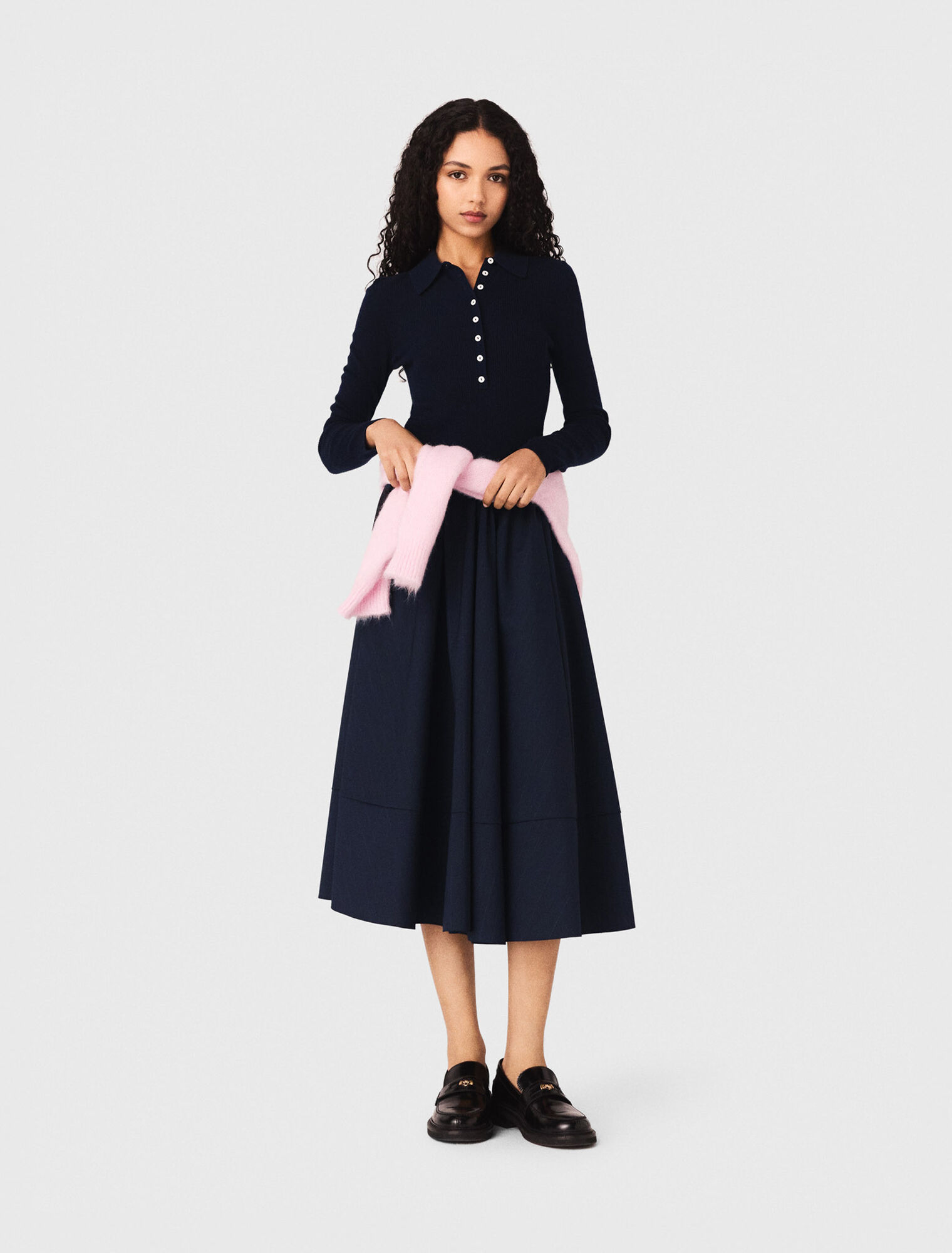 Pull c&ocirc;tel&eacute; &agrave; col polo