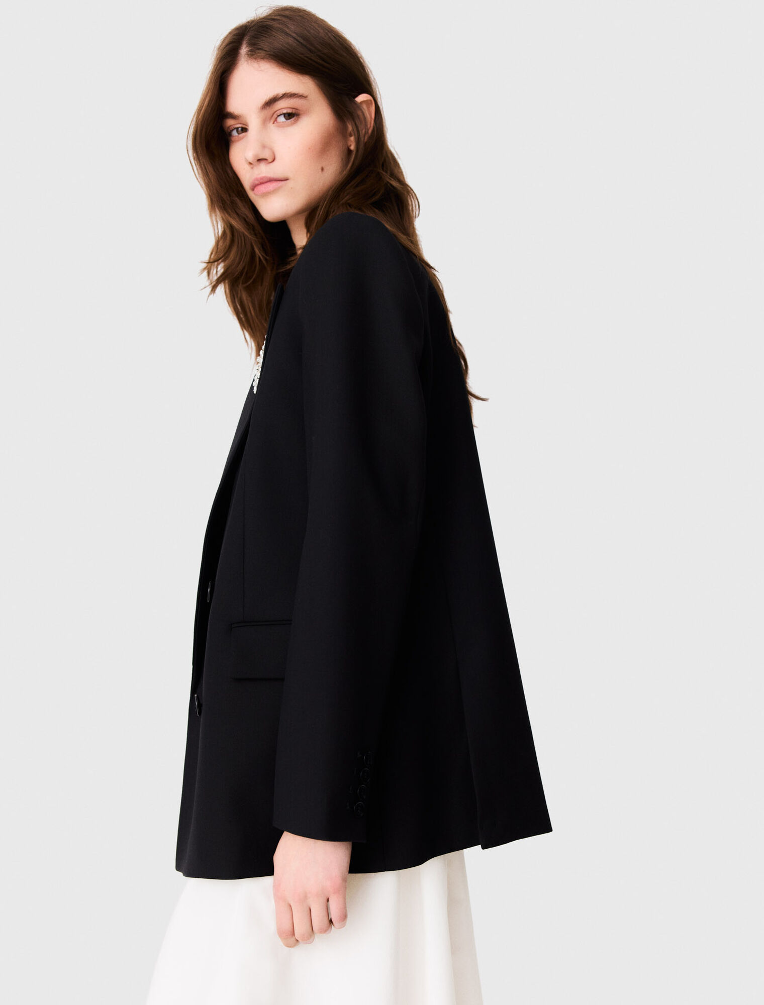Veste &agrave; double boutonnage