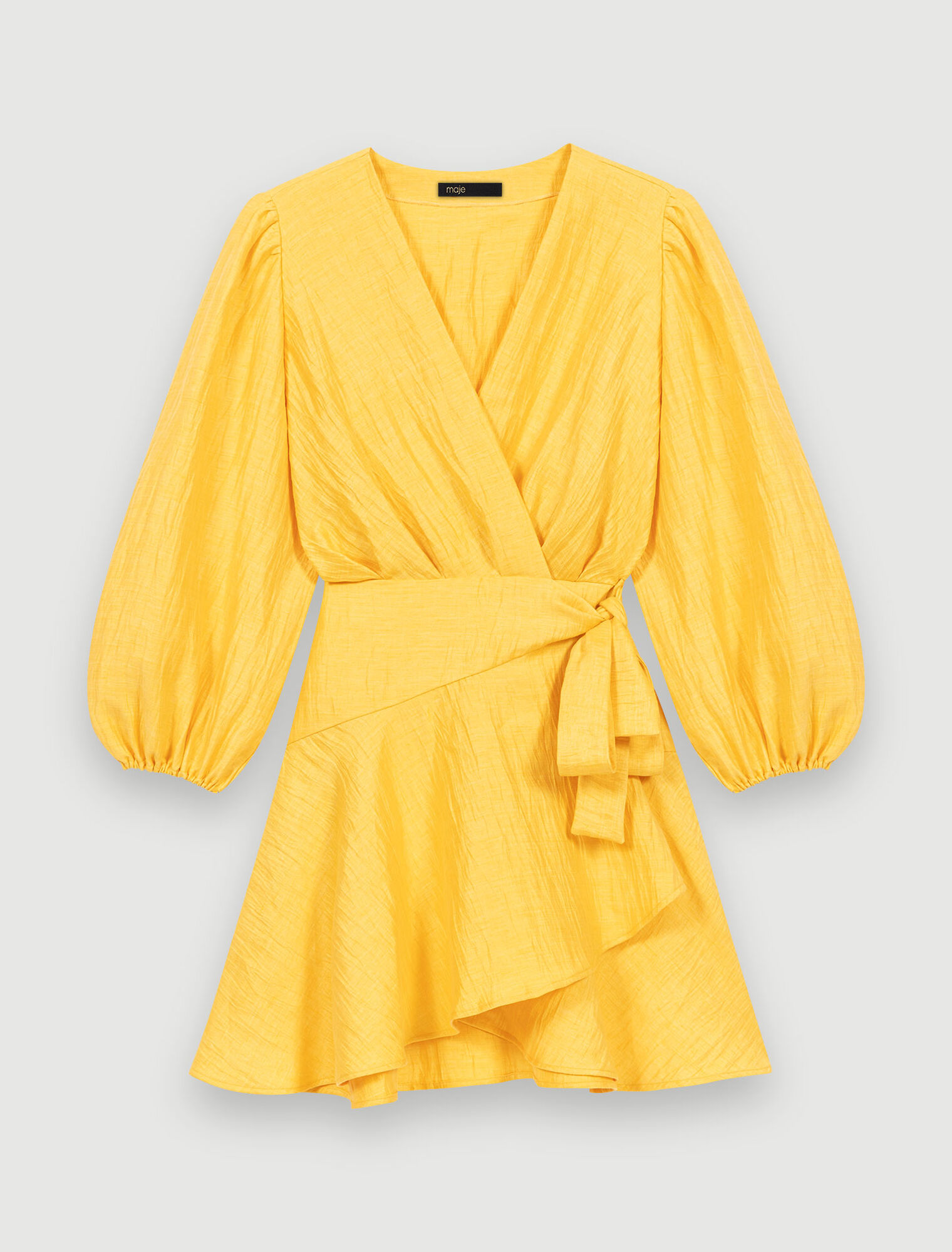 Robe portefeuille à nouer