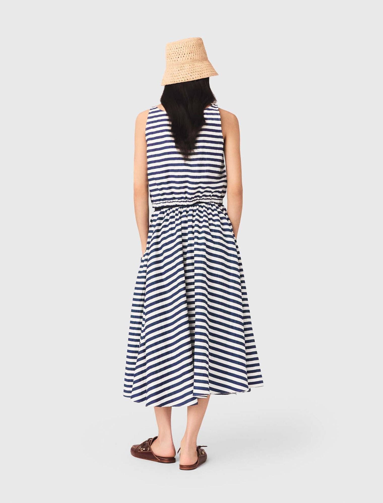 Top en lin m&eacute;lang&eacute;