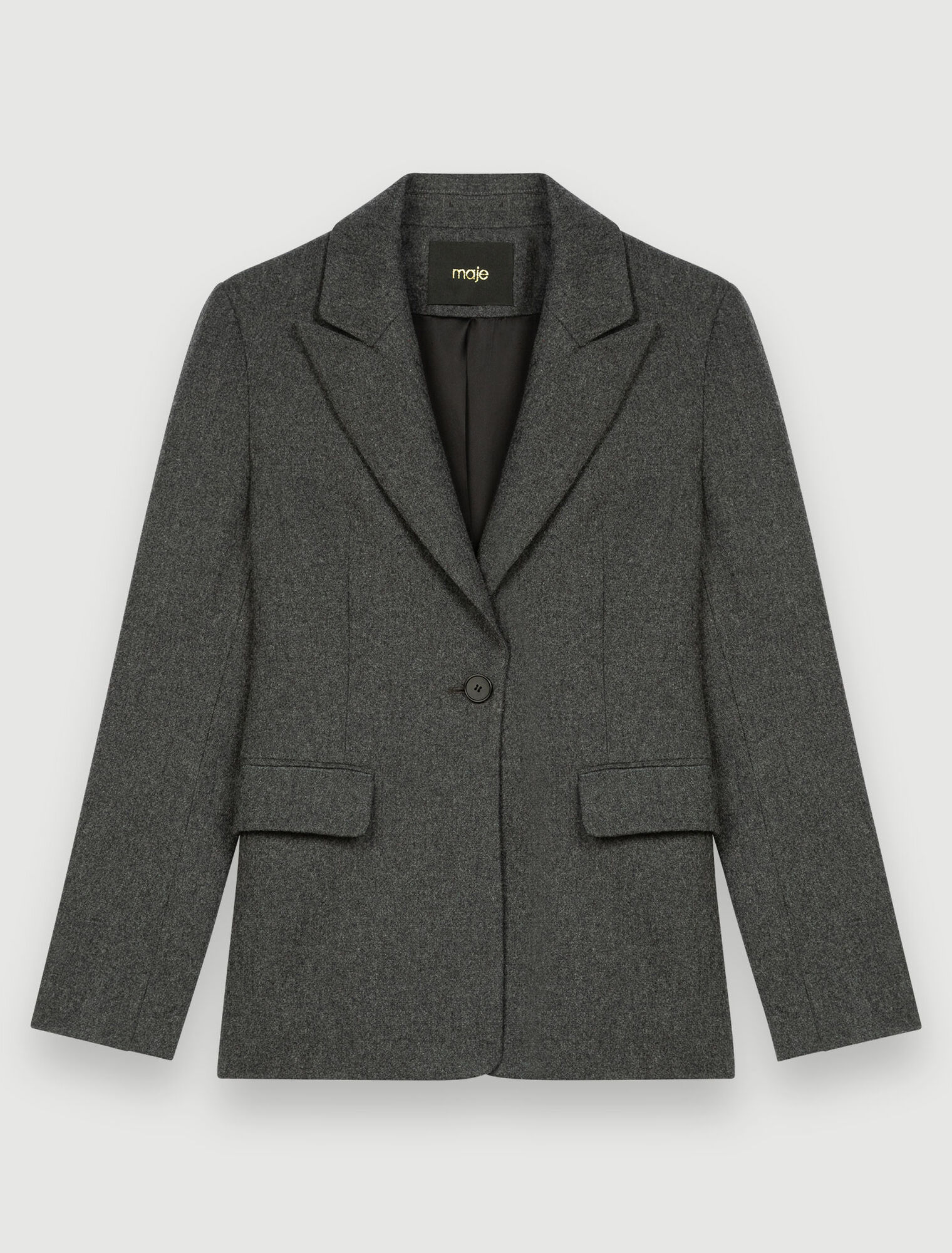 Veste en flanelle grise