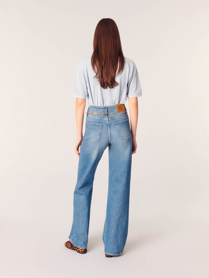 Jean à ceinture maillons