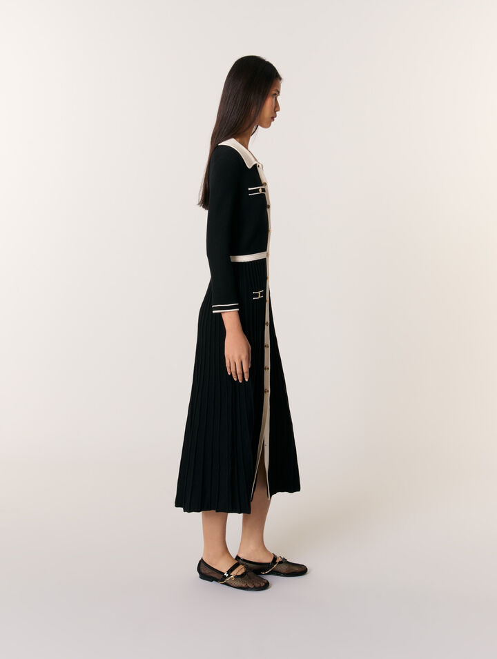 Robe longue en maille