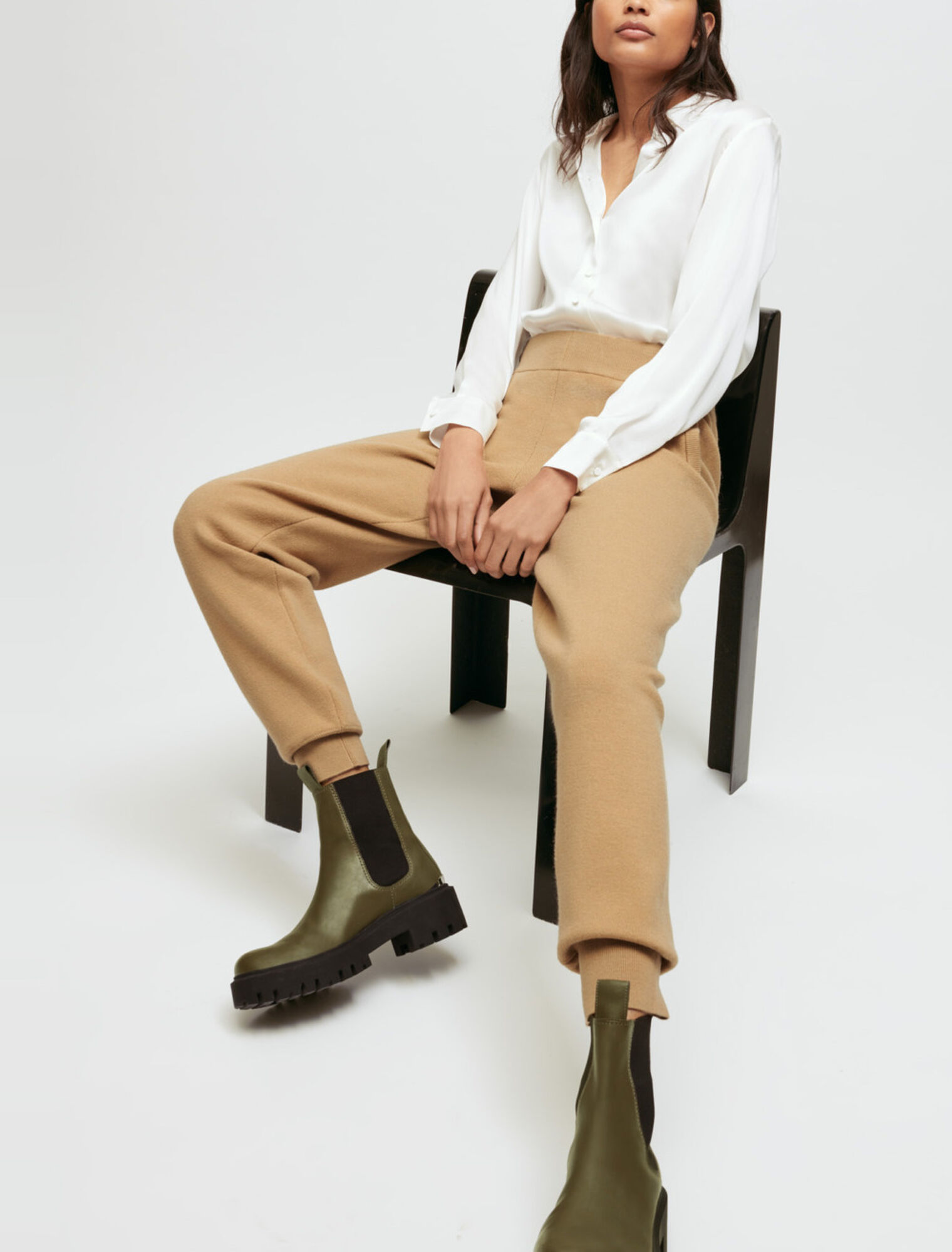 Pantalon en maille façon jogging