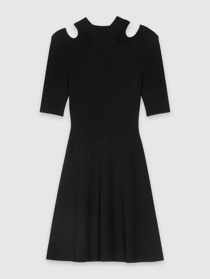 Robe courte ajourée