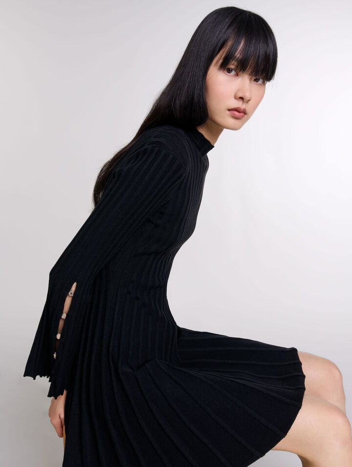 Robe courte en maille