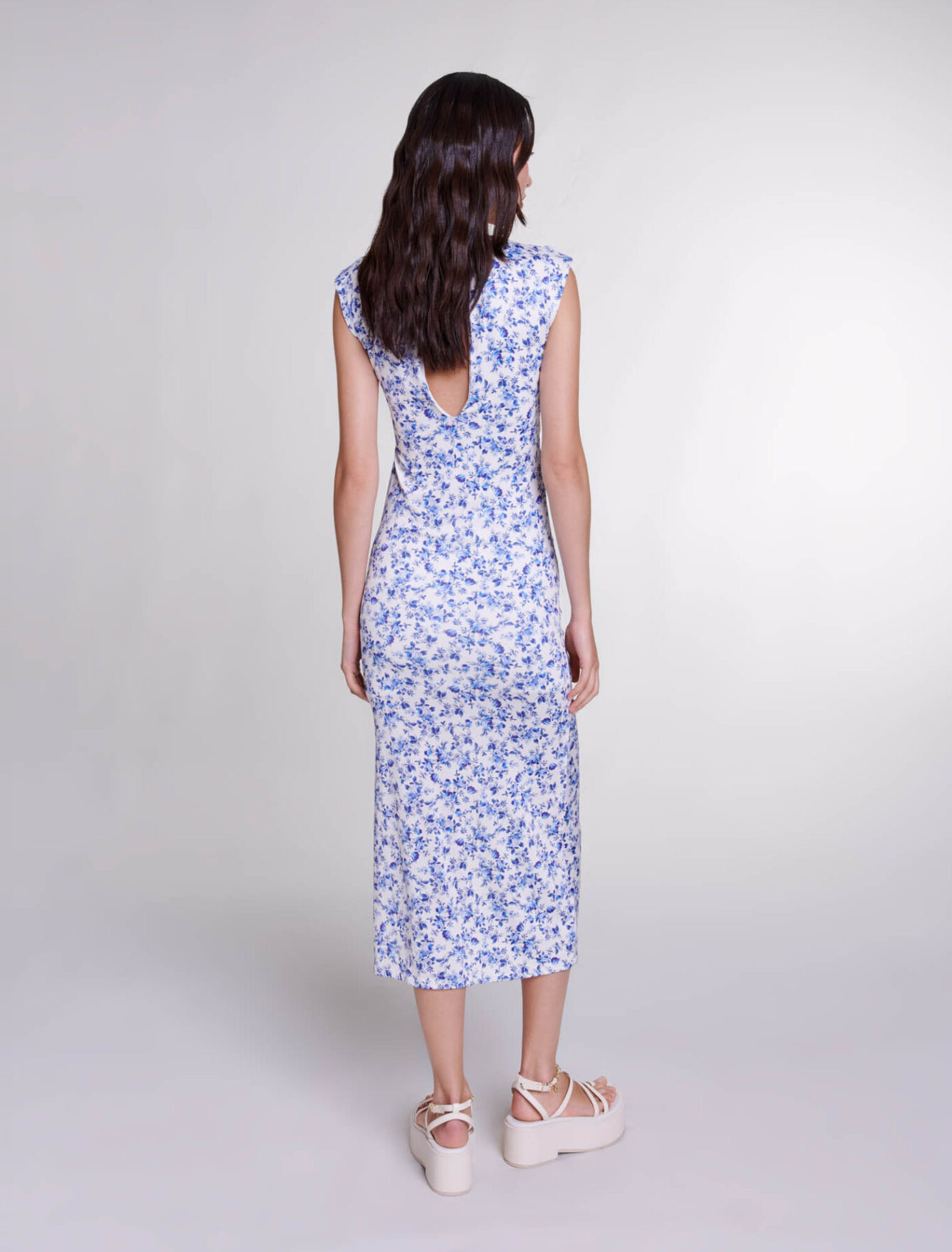 Robe longue imprimée