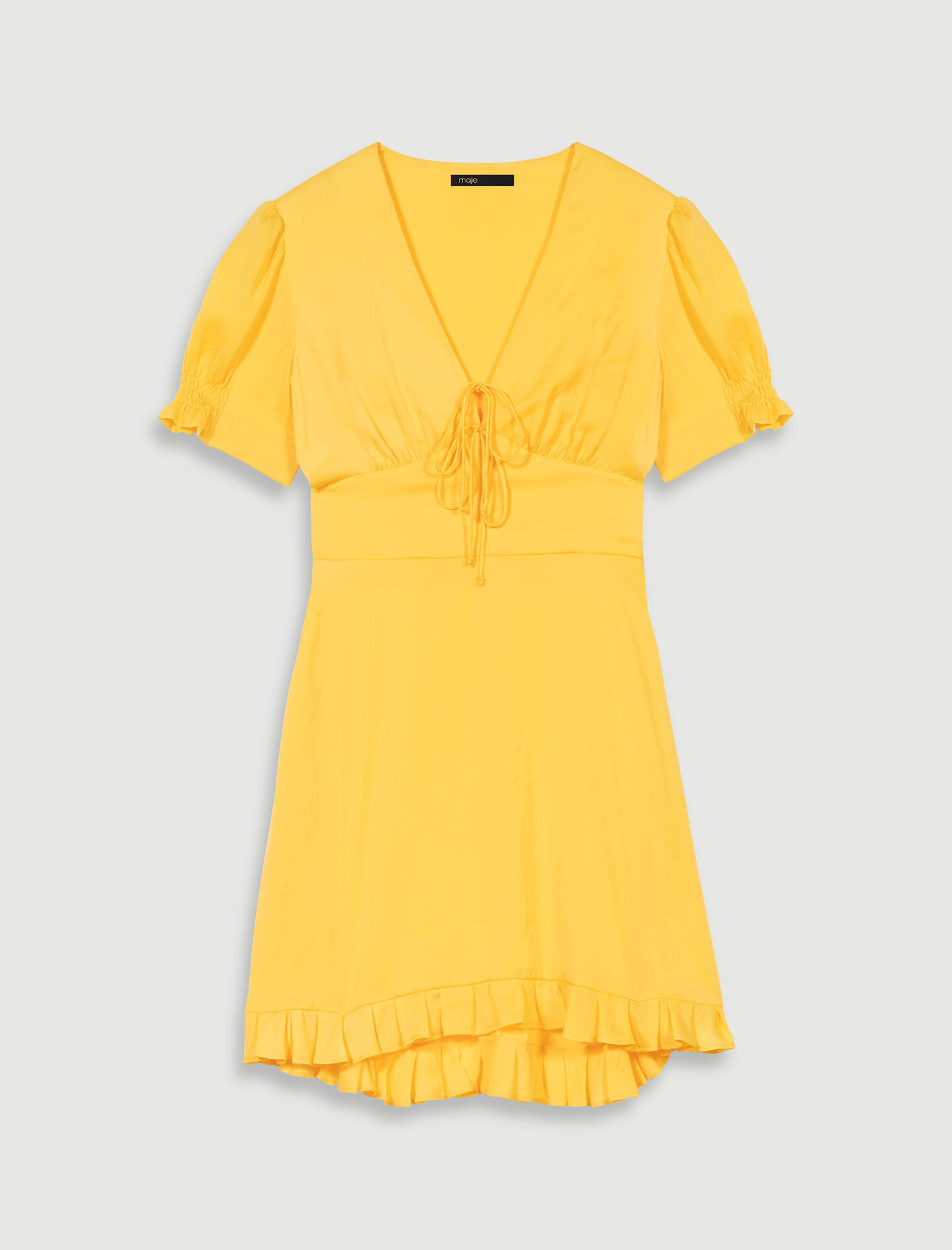 Robe maje jaune hotsell