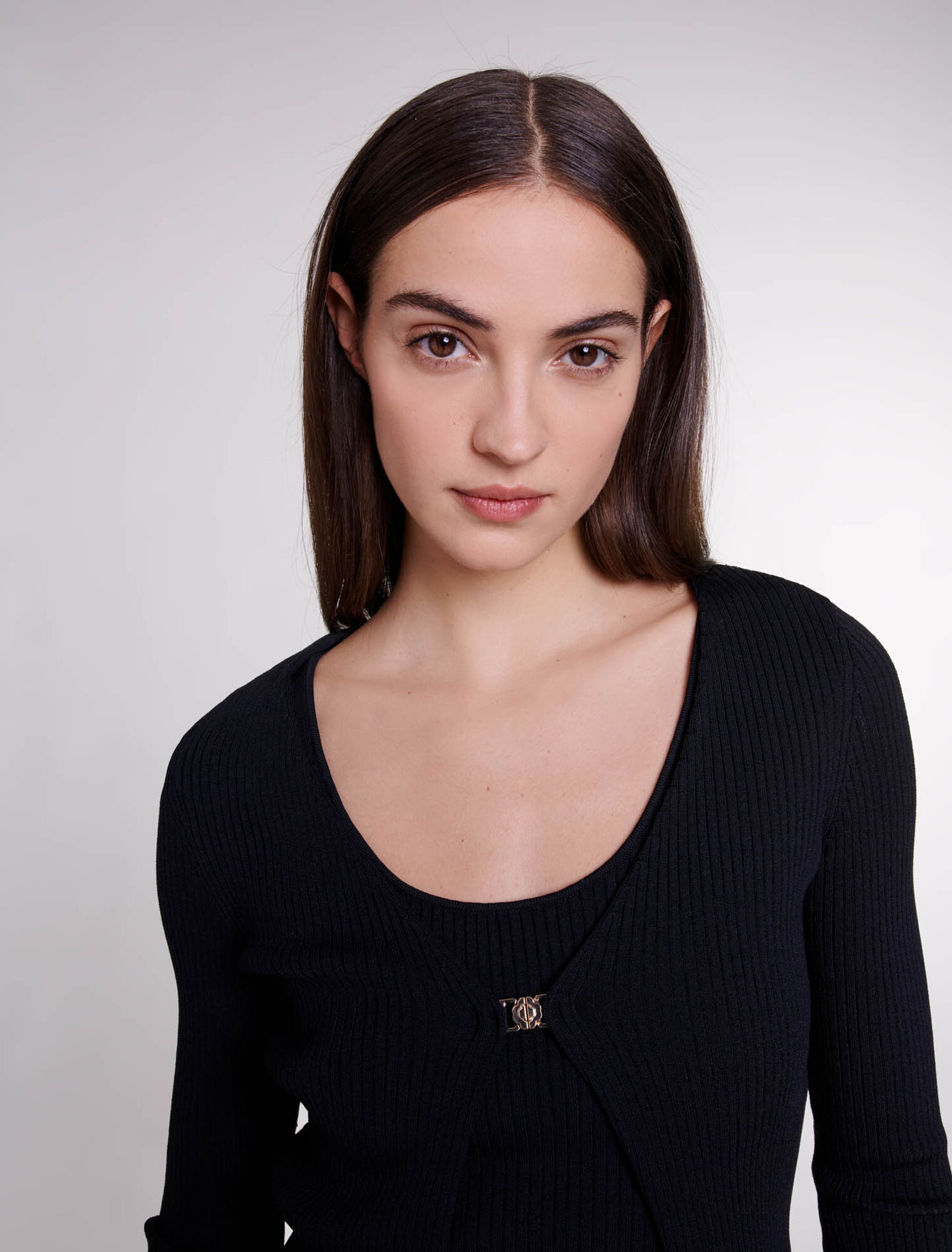 Twin set en maille stretch