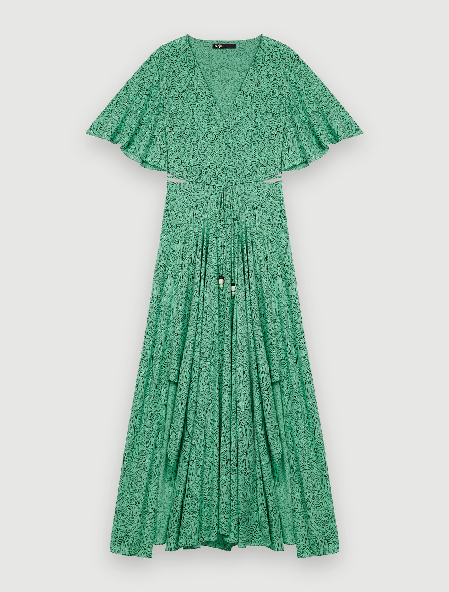 Robe foulard fluide et imprimée