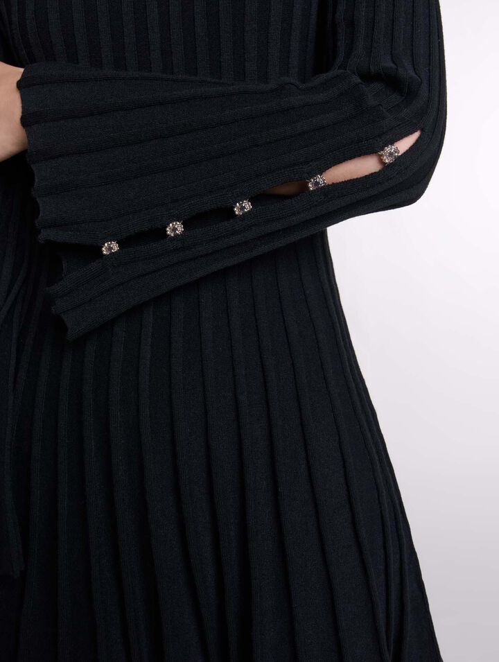 Robe courte en maille