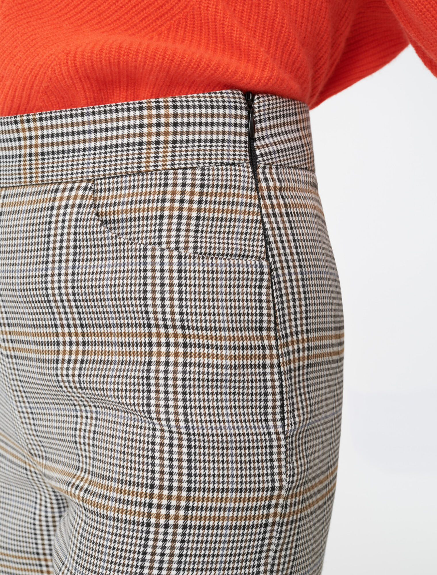 Short façon cycliste à carreaux