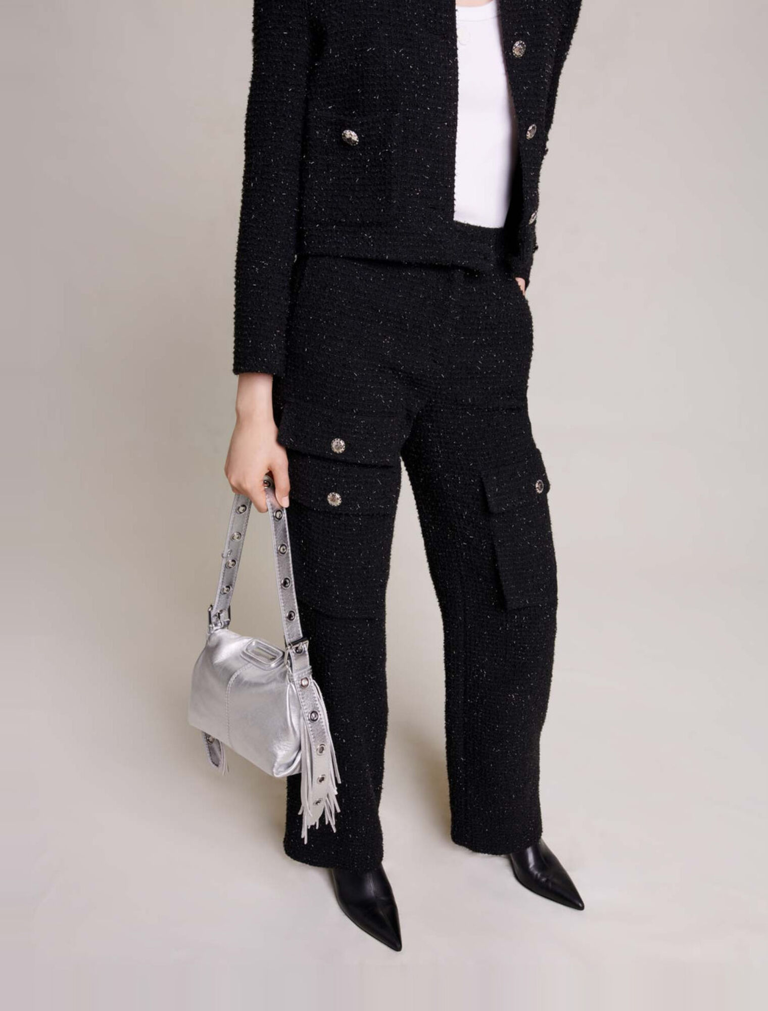 Pantalon en tweed