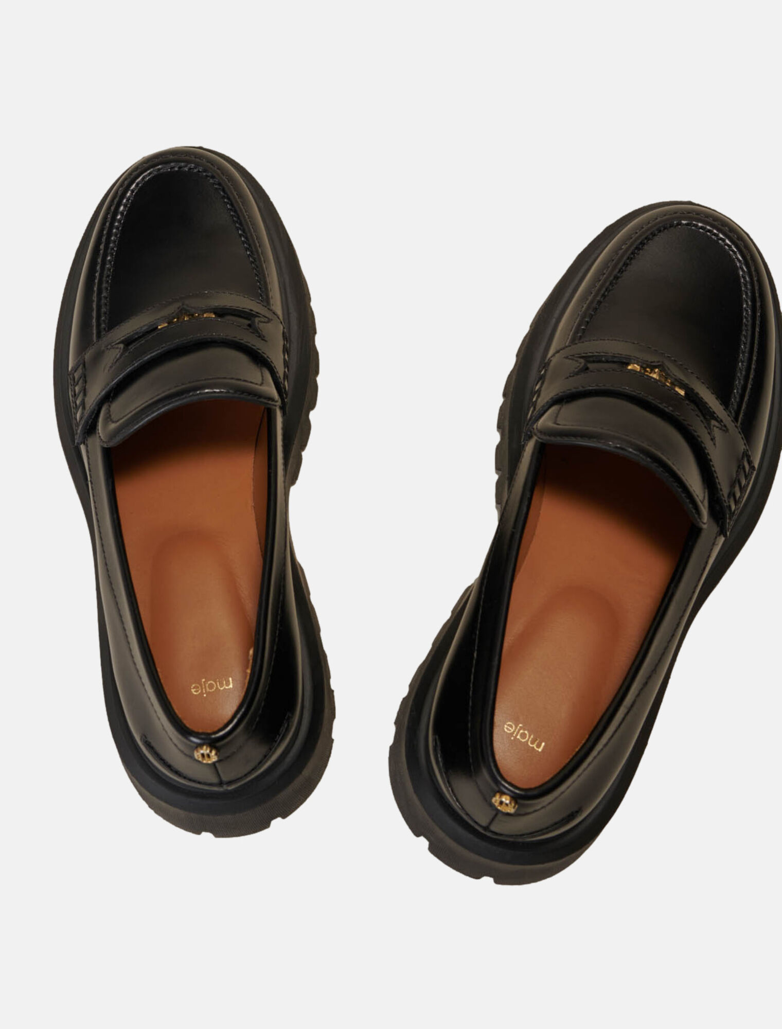 Mocassins en cuir