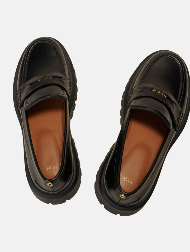 Mocassins en cuir