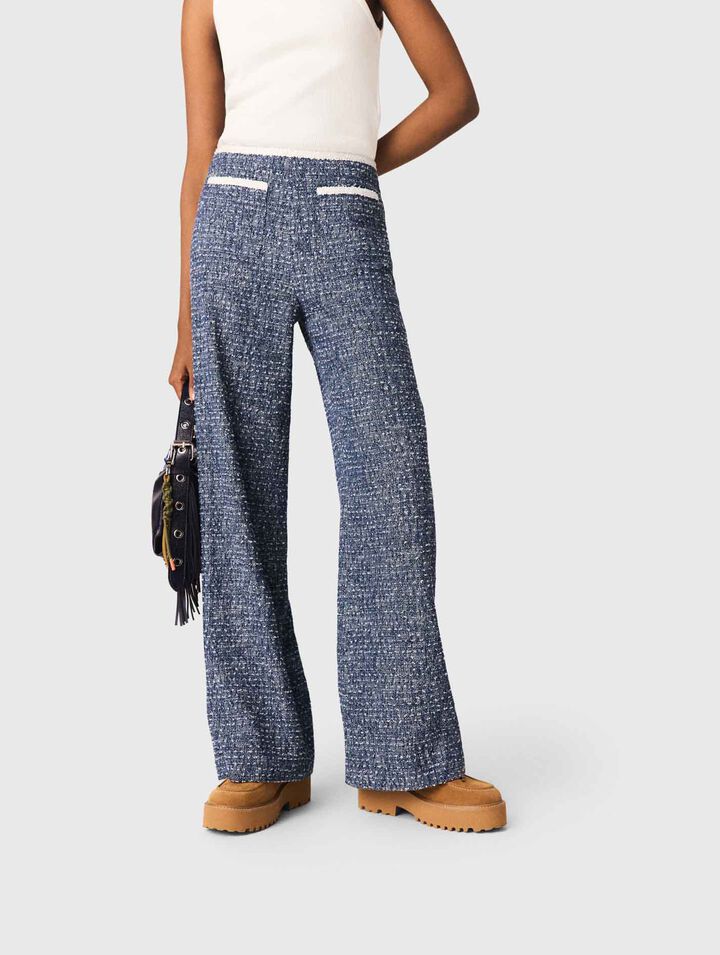 Pantalon en tweed