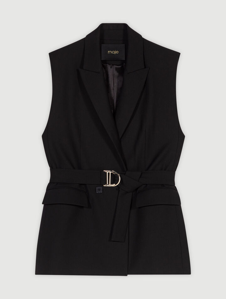 Veste de tailleur longue