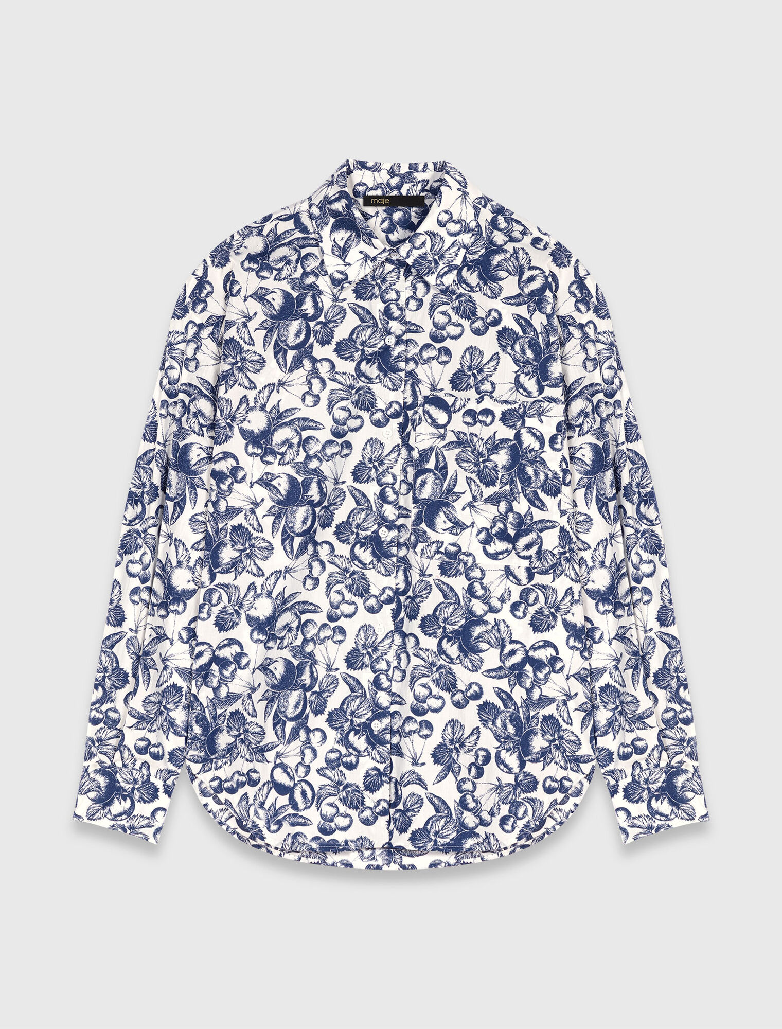 Chemise longue imprimée