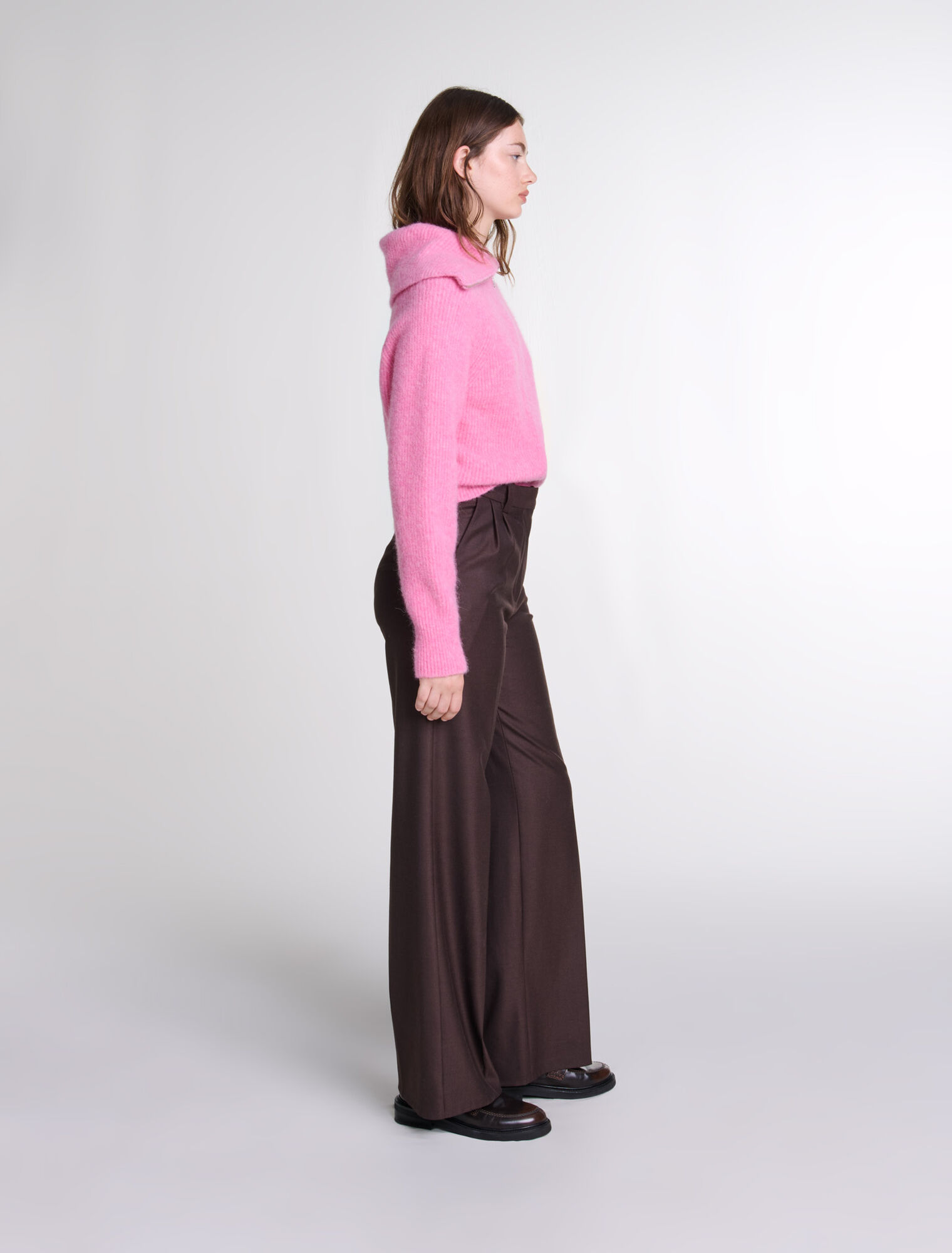 Pantalon de tailleur large