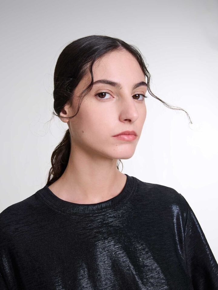 Tee-shirt lamé