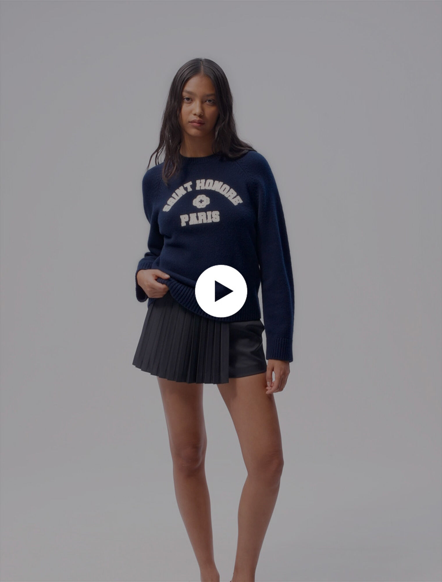 Pull en laine mélangée