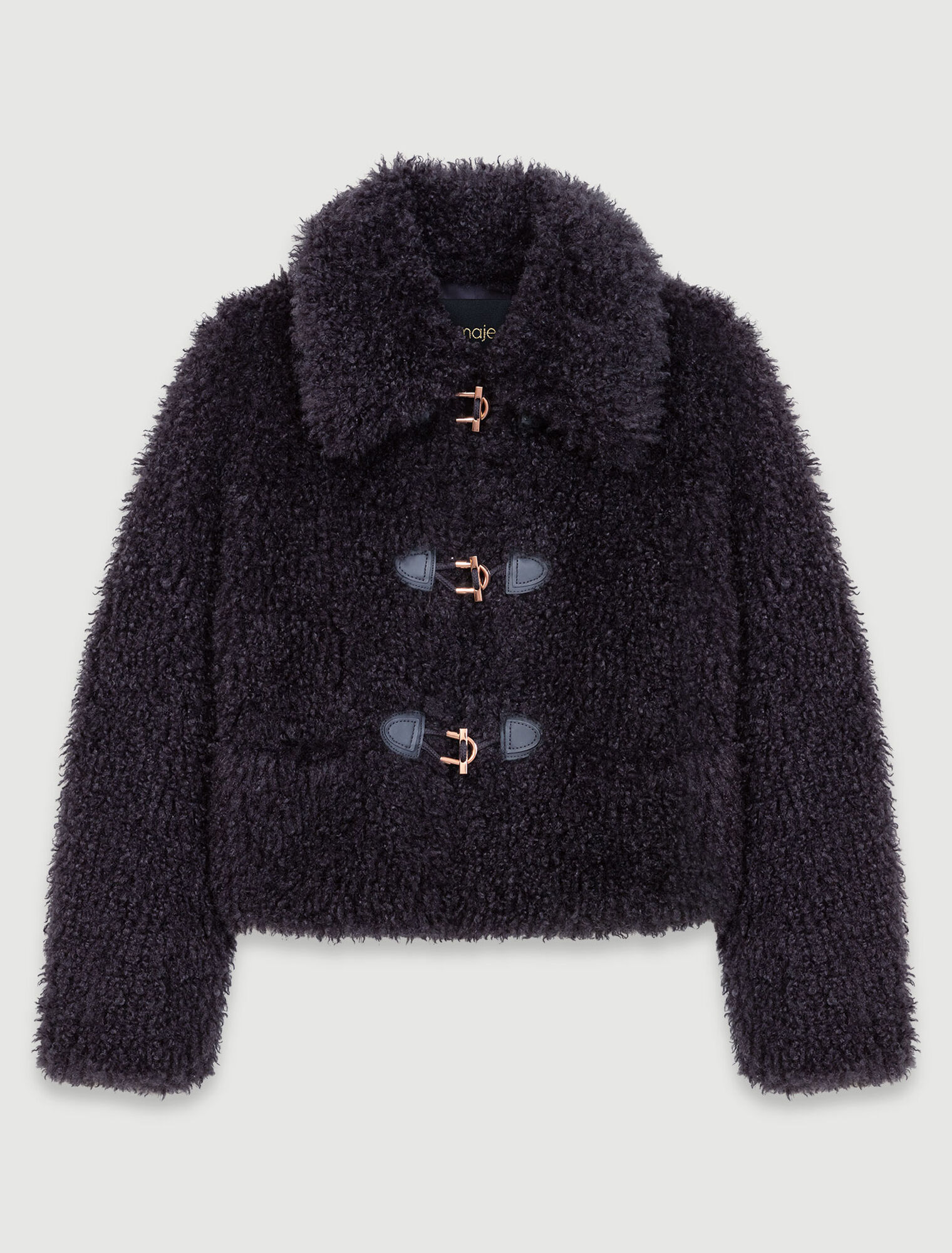 Manteau court en bouclette