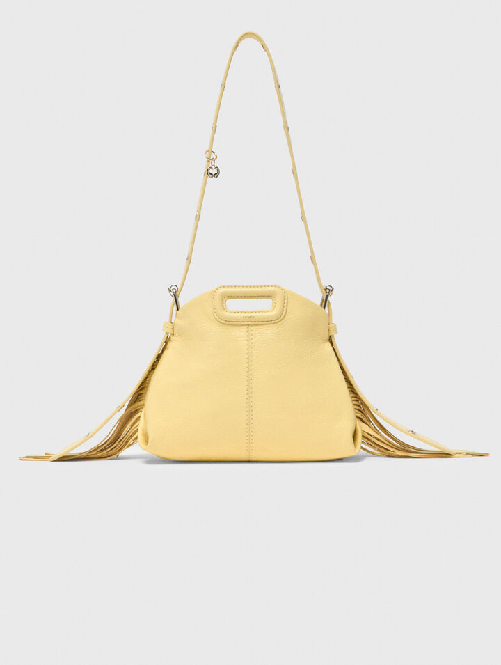 Sac Miss M mini cuir craquel&eacute; mat