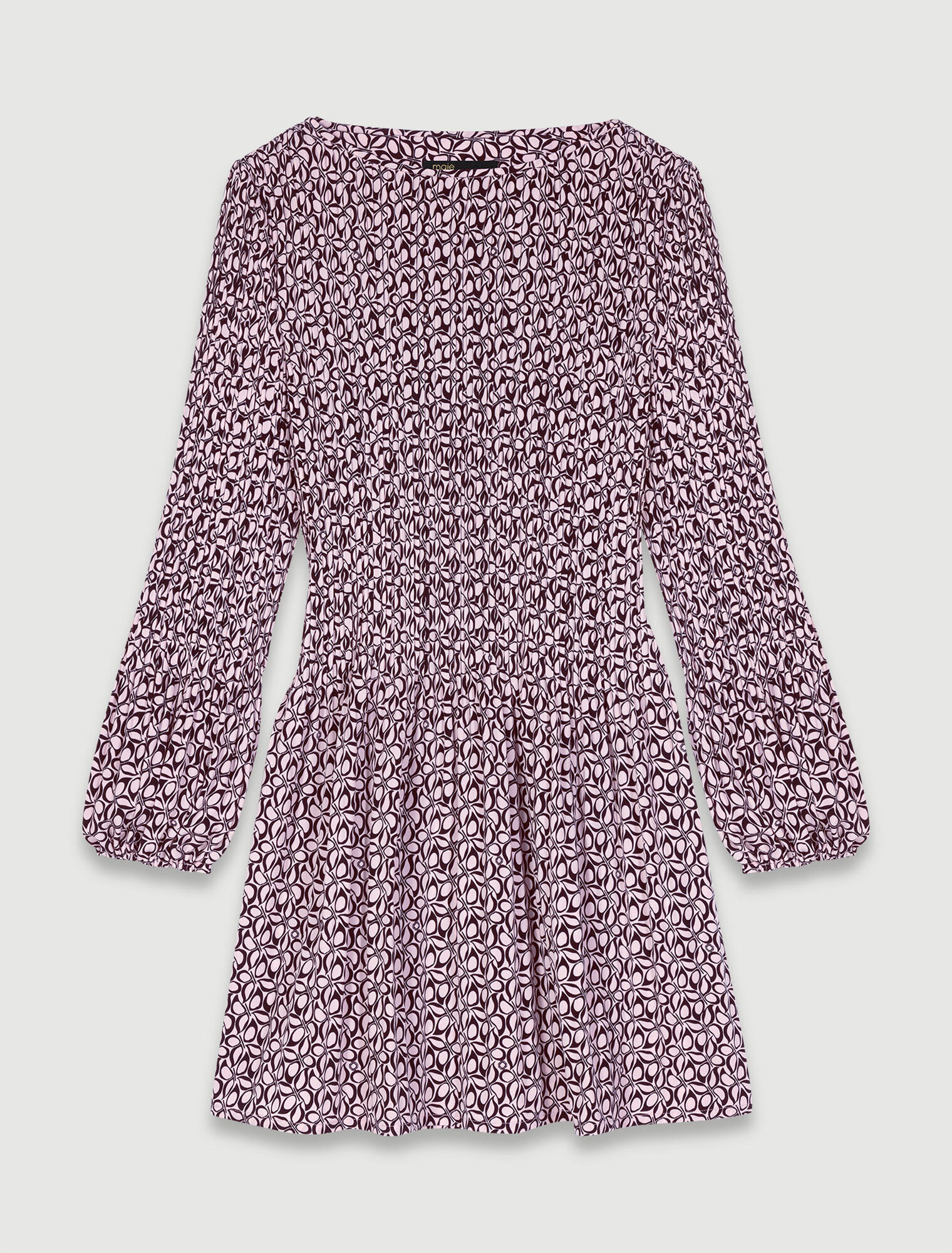 Robe courte à imprimé