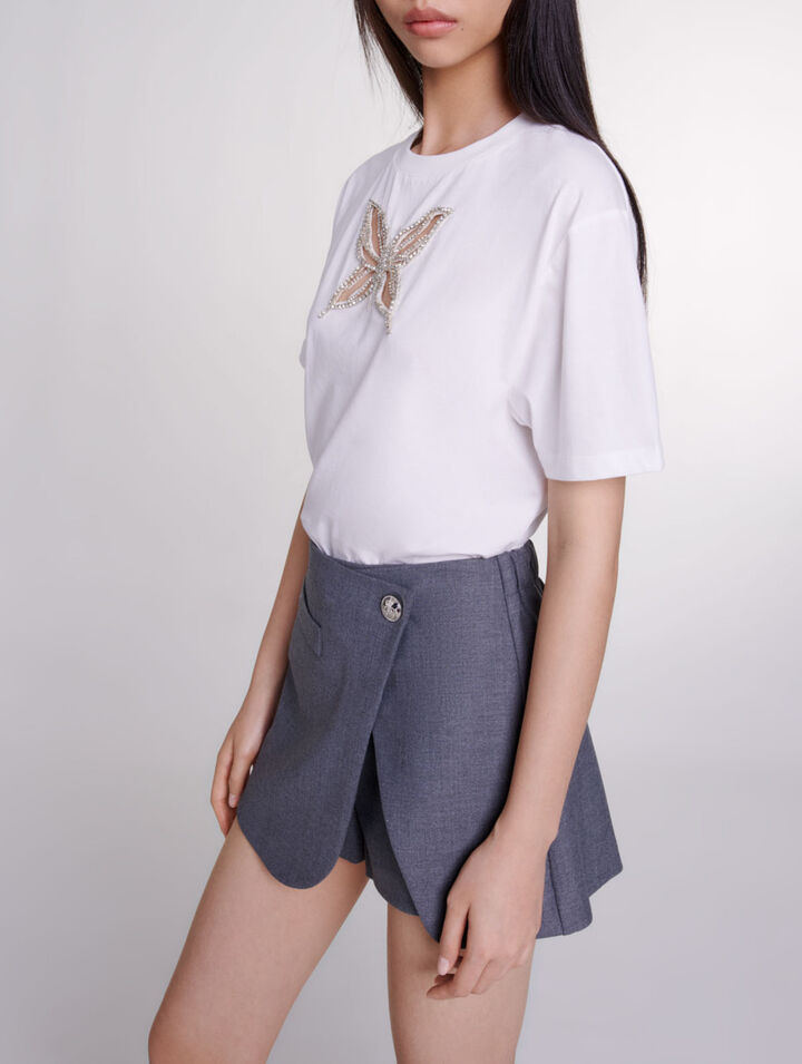Jupe short portefeuille