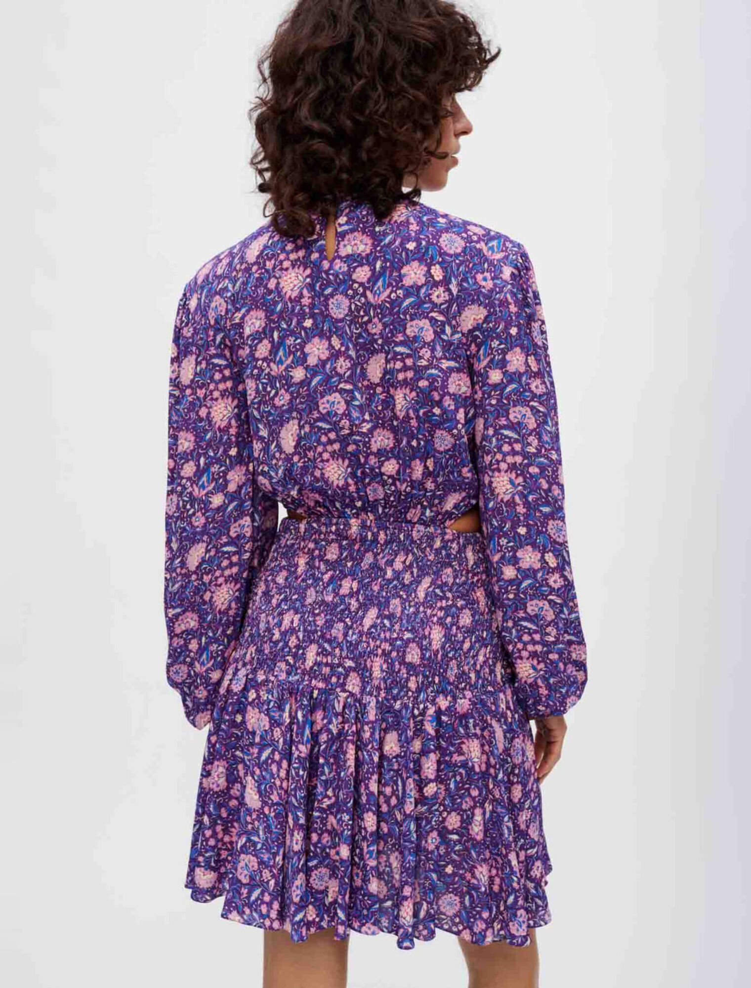 Robe en viscose imprimée Dahlia