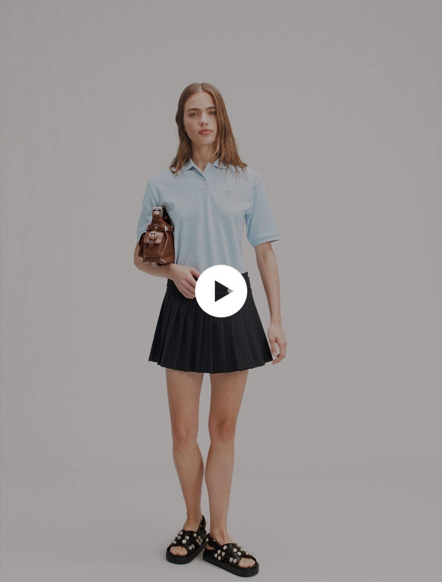 Polo avec logo patch
