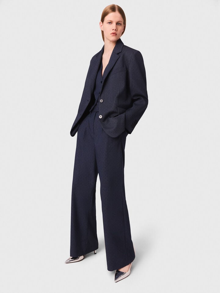 Veste de tailleur à strass