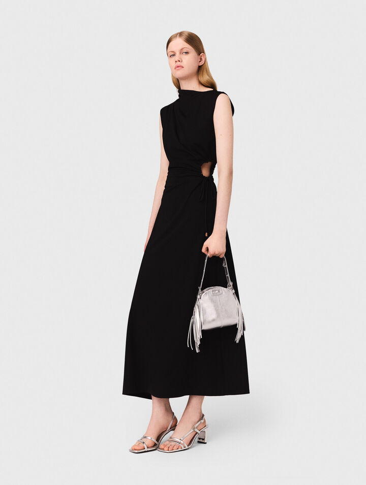 Robe maxi avec taille découpée