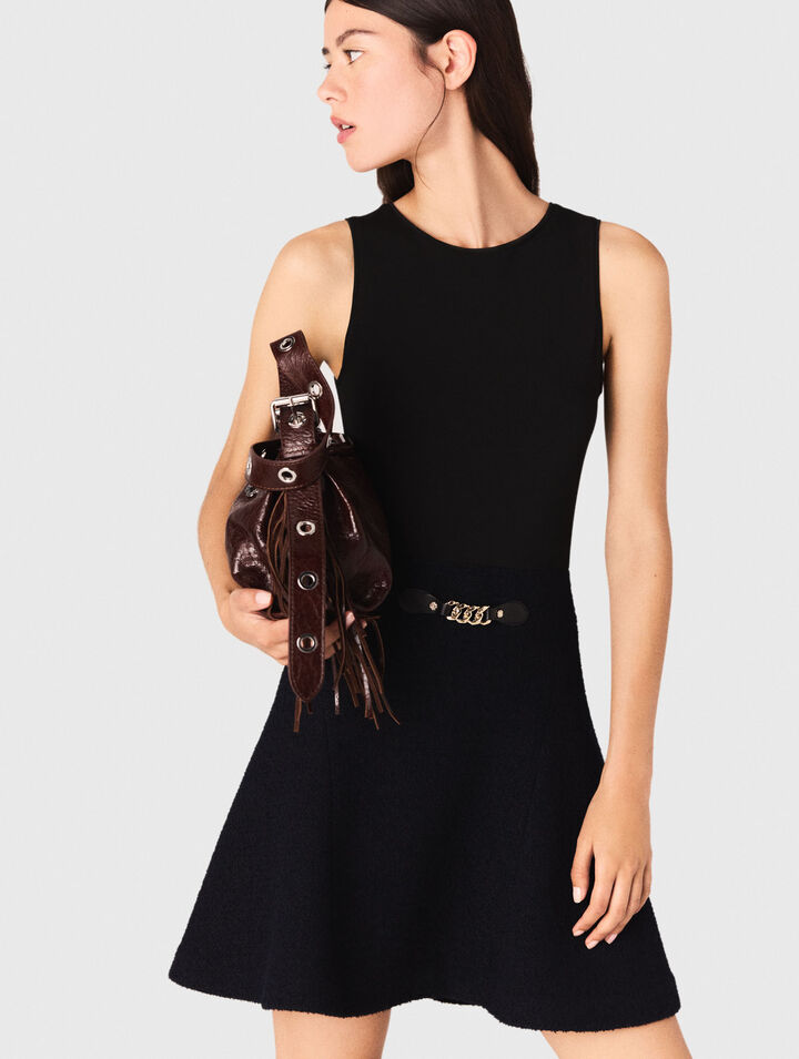 Robe 2en1 en tweed