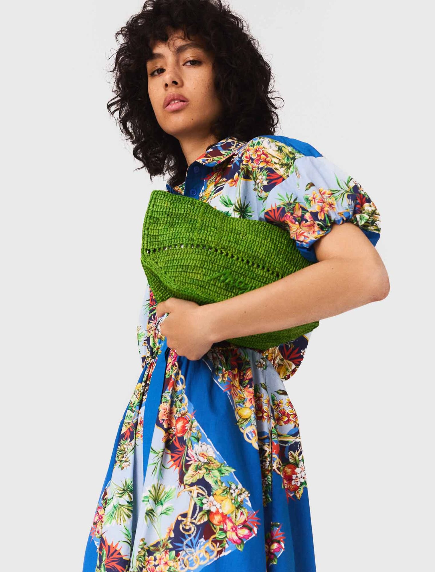 Robe longue imprimée