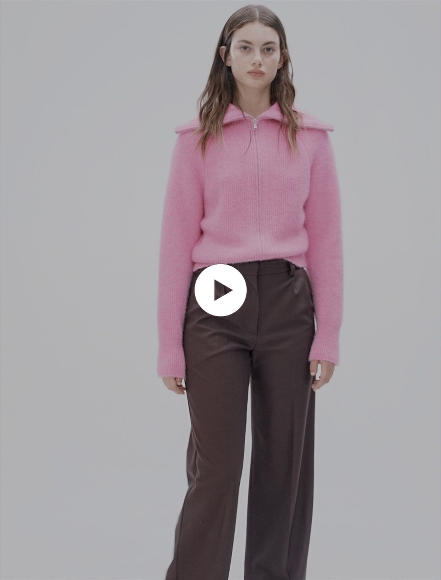 Pantalon de tailleur large