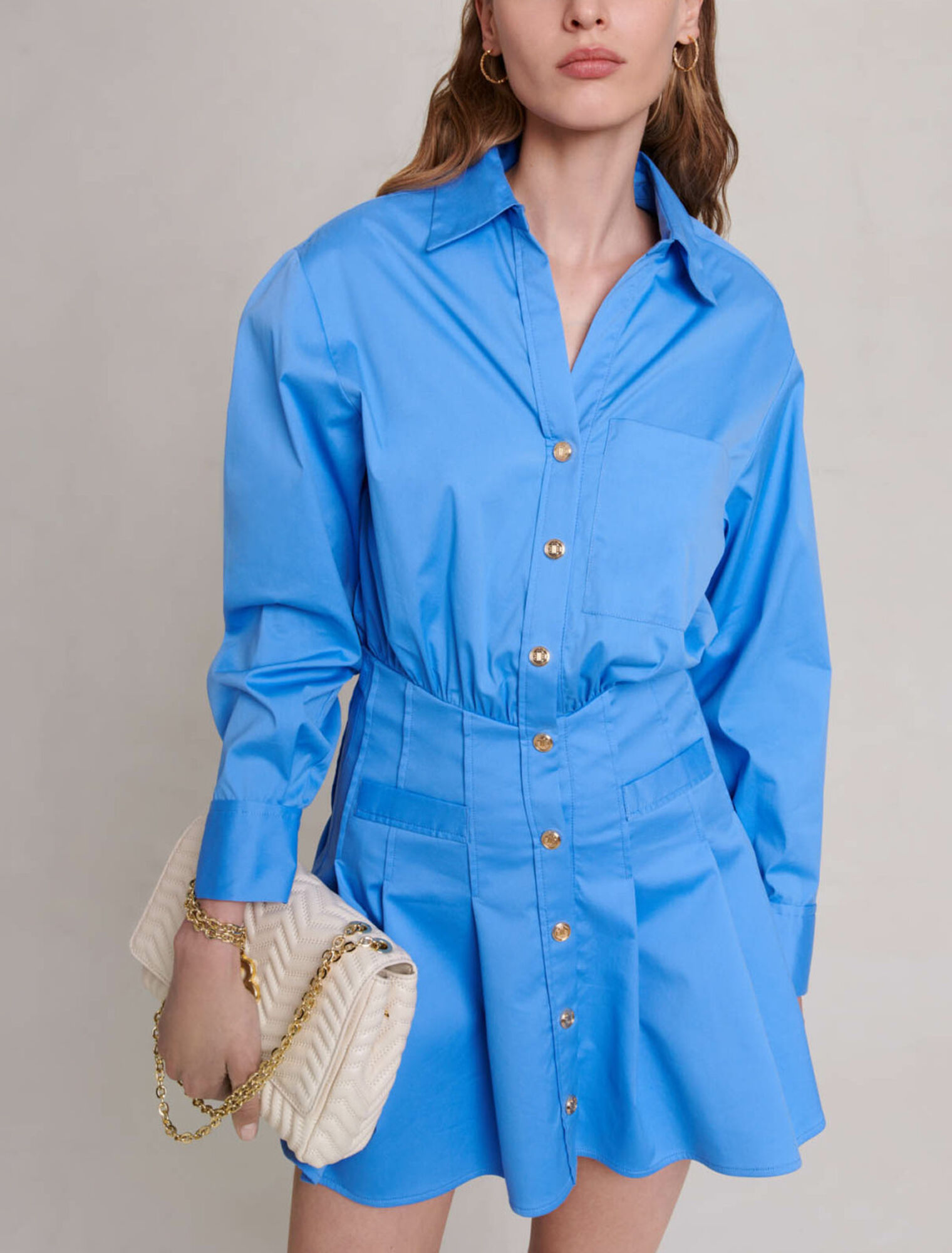 Robe chemise courte