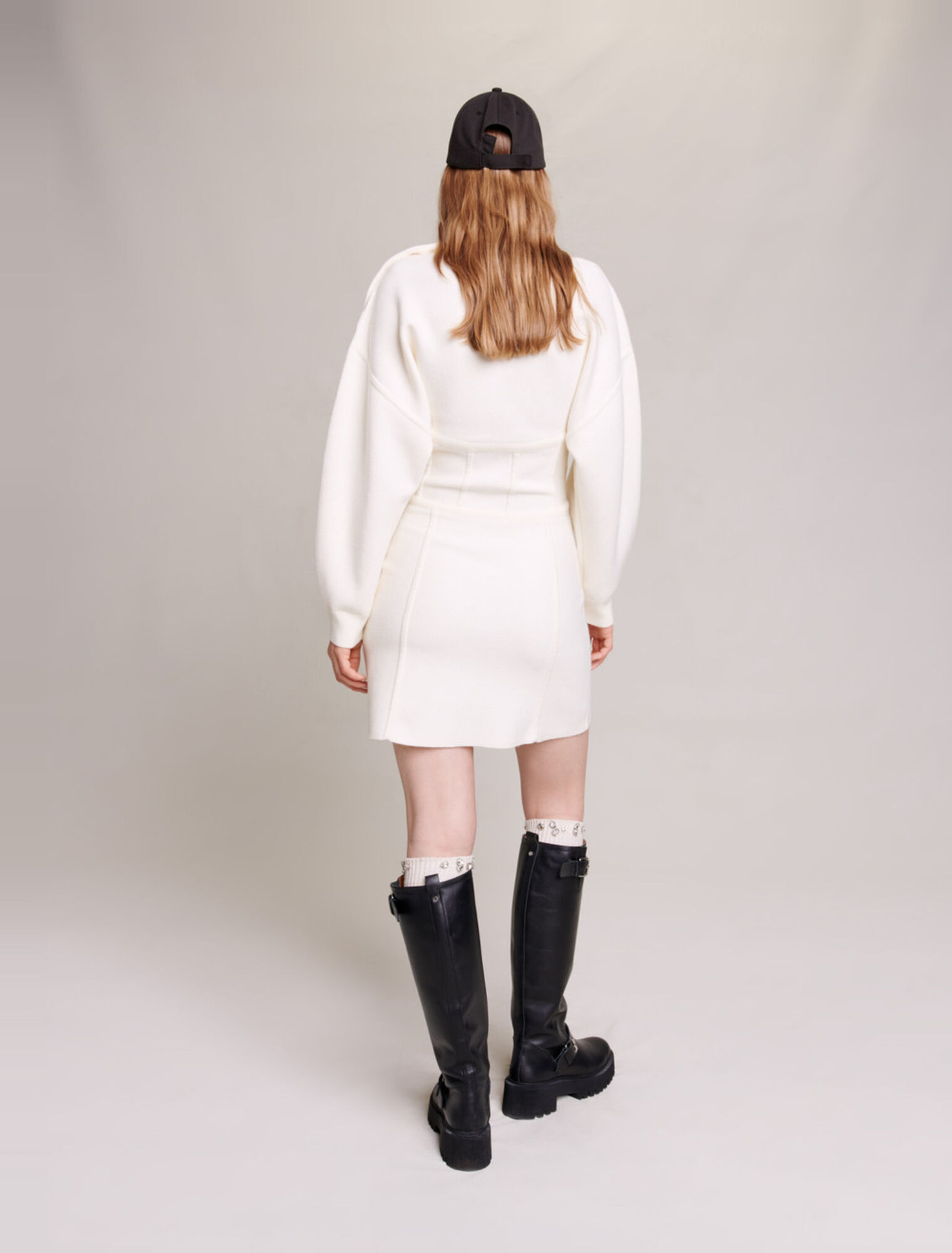 Robe pull effet corset