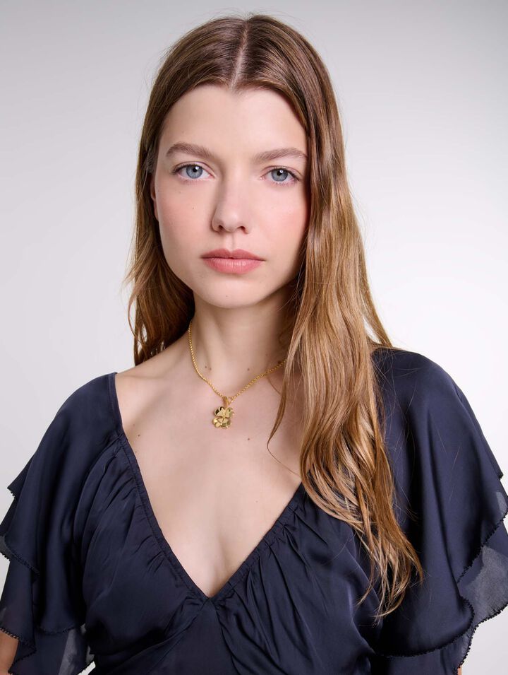 Robe longue dos ouvert
