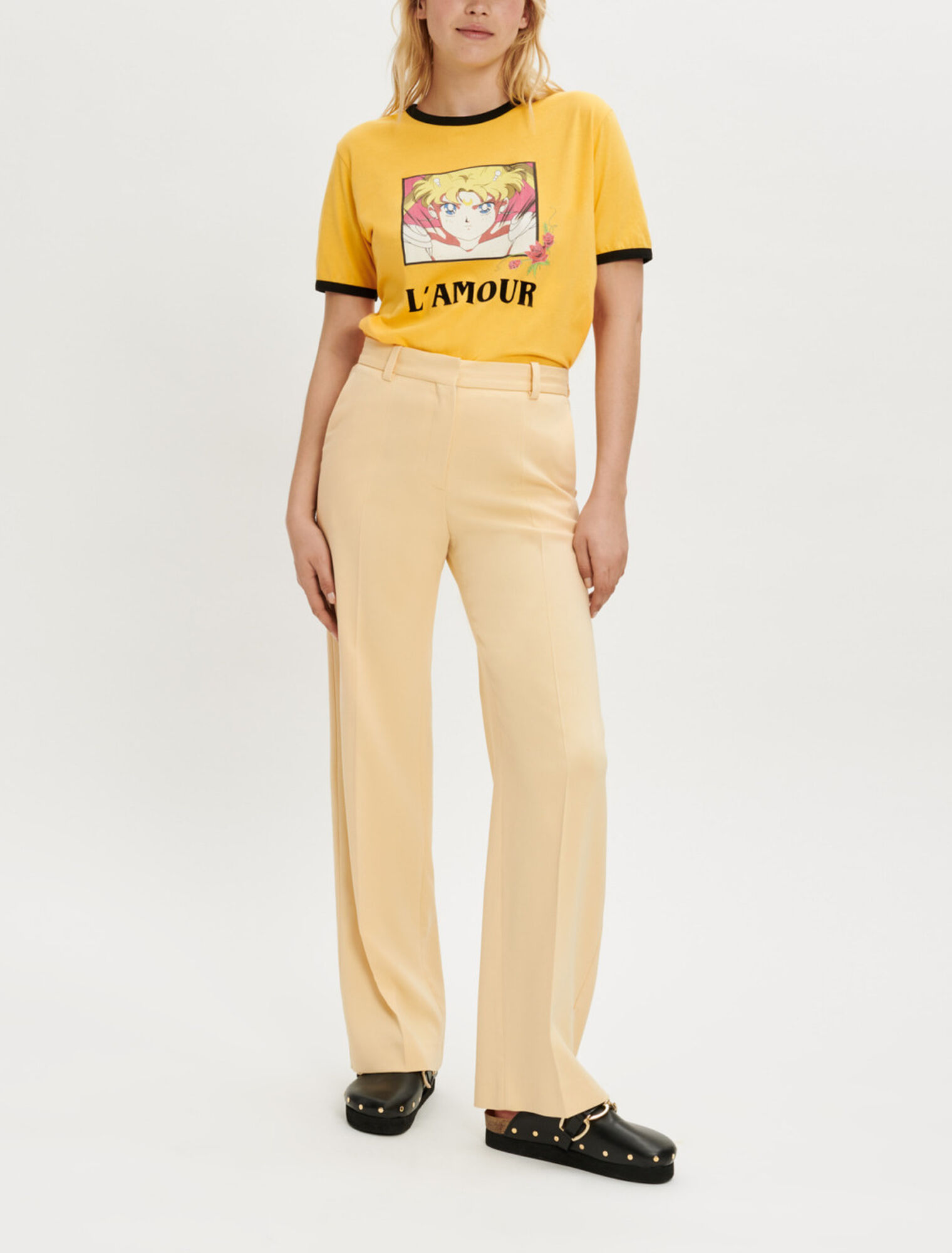 Pantalon tailleur droit
