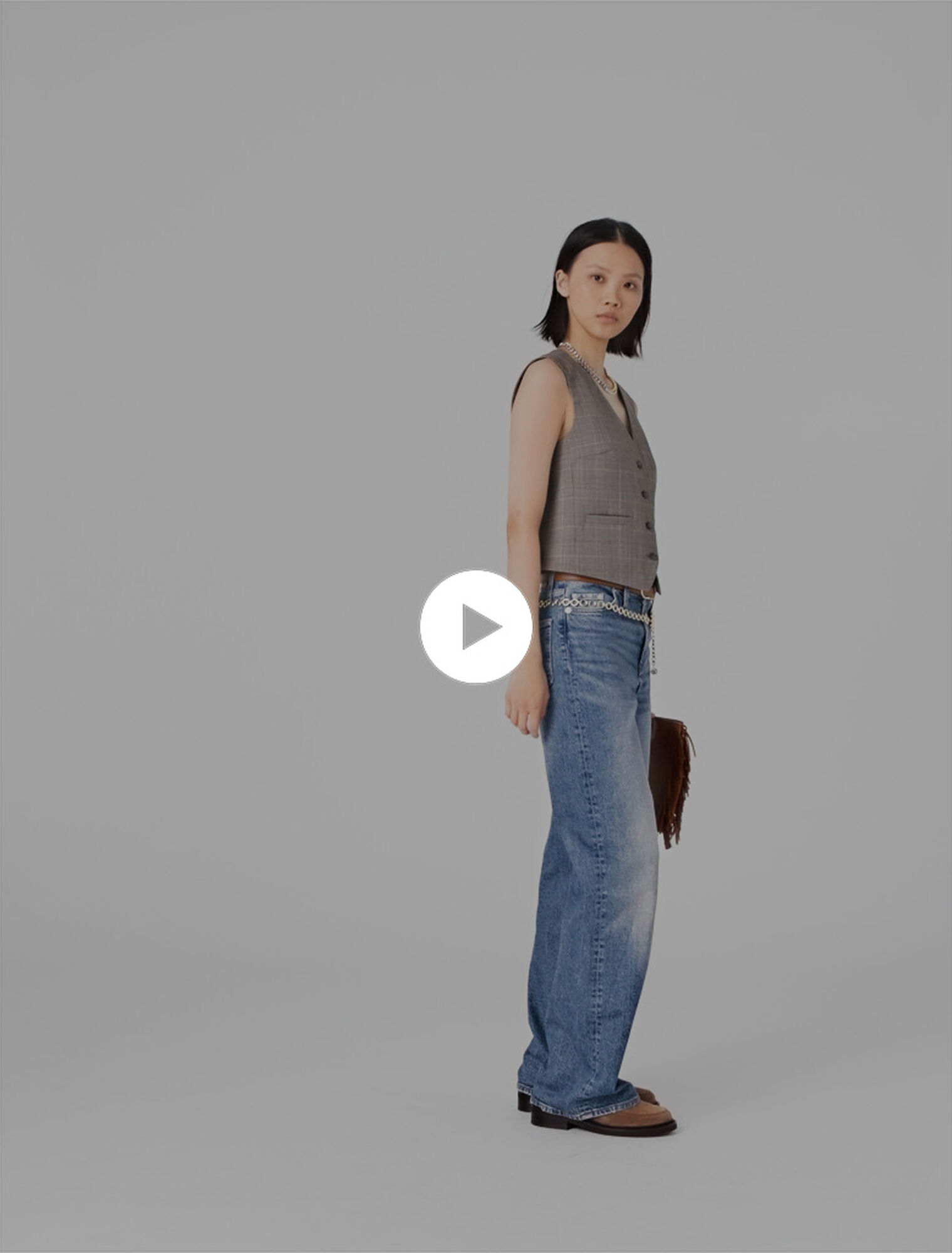 Veston de tailleur &agrave; carreaux