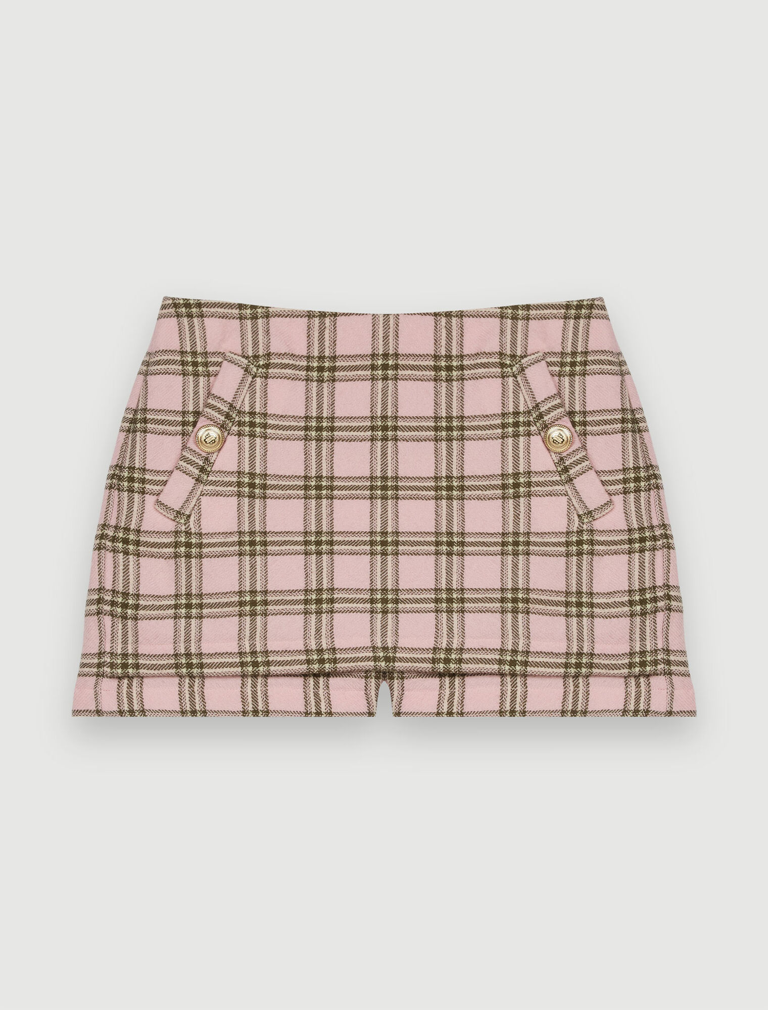 Short à carreaux